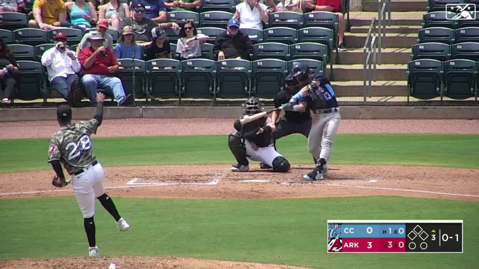 Kenedy Corona clubs a solo homer 06/18/2023