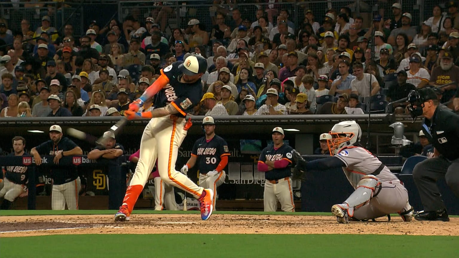 Jackson Merrill's RBI triple | 08/07/2026 | San Diego Padres