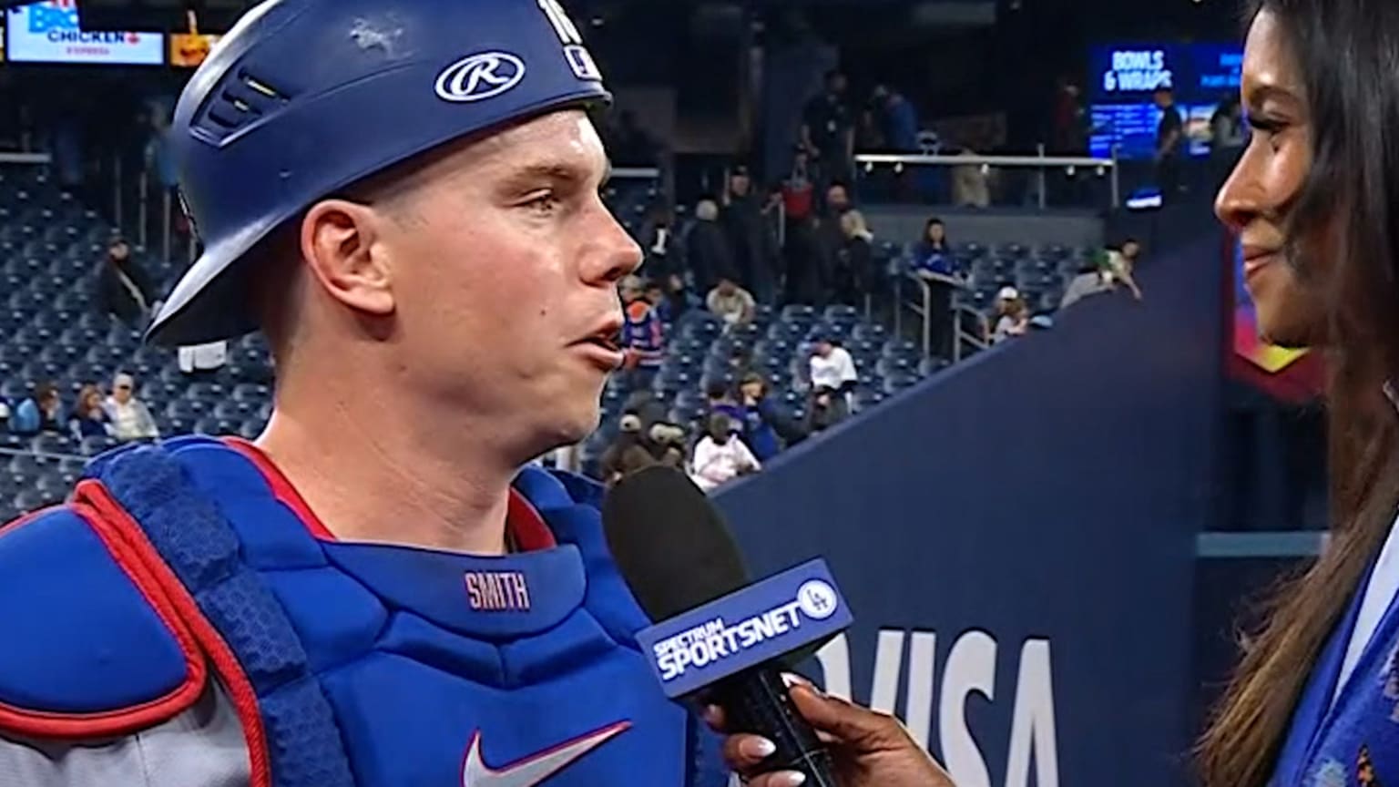 Will Smith discusses his four hits, home run in win 04/26/2024 Los