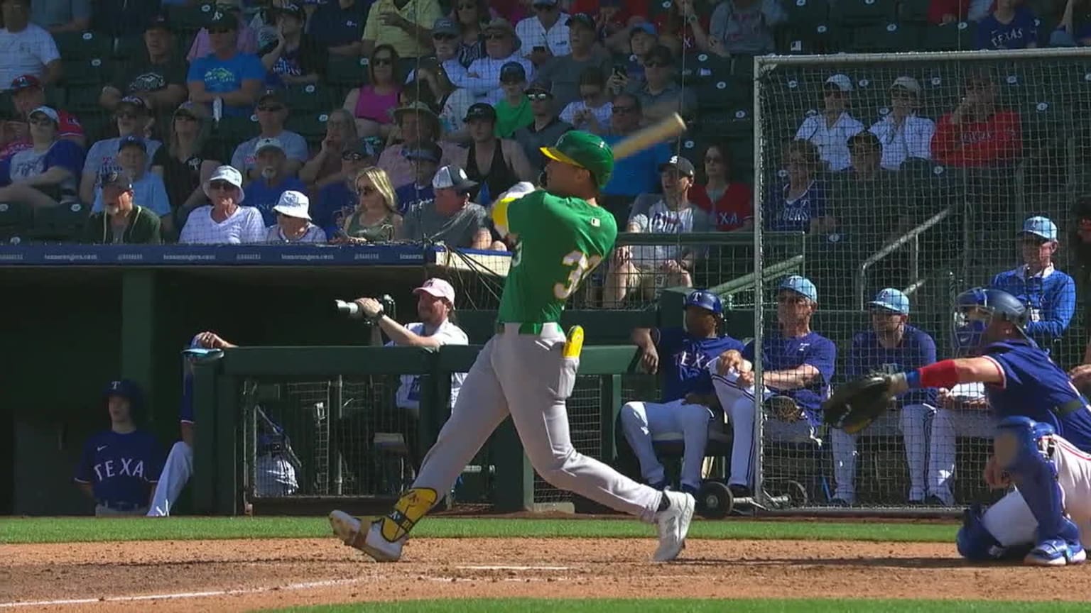 JJ Bleday hits a solo home run | 03/19/2024 | Athletics