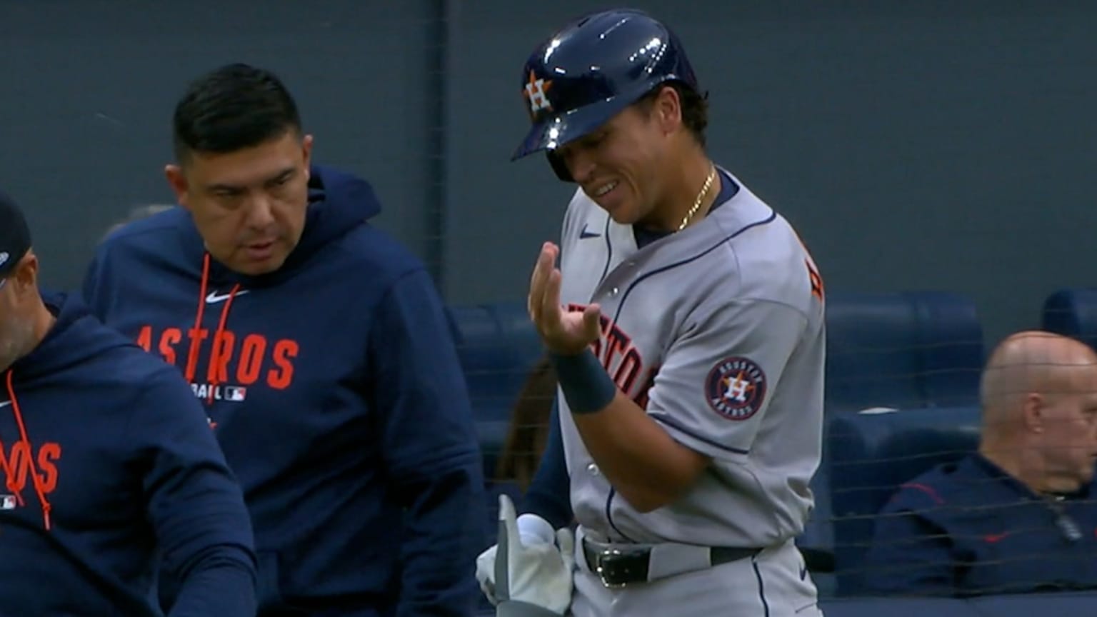 Dustin Harris exits game after getting hit by a pitch | 04/21/2026 ...