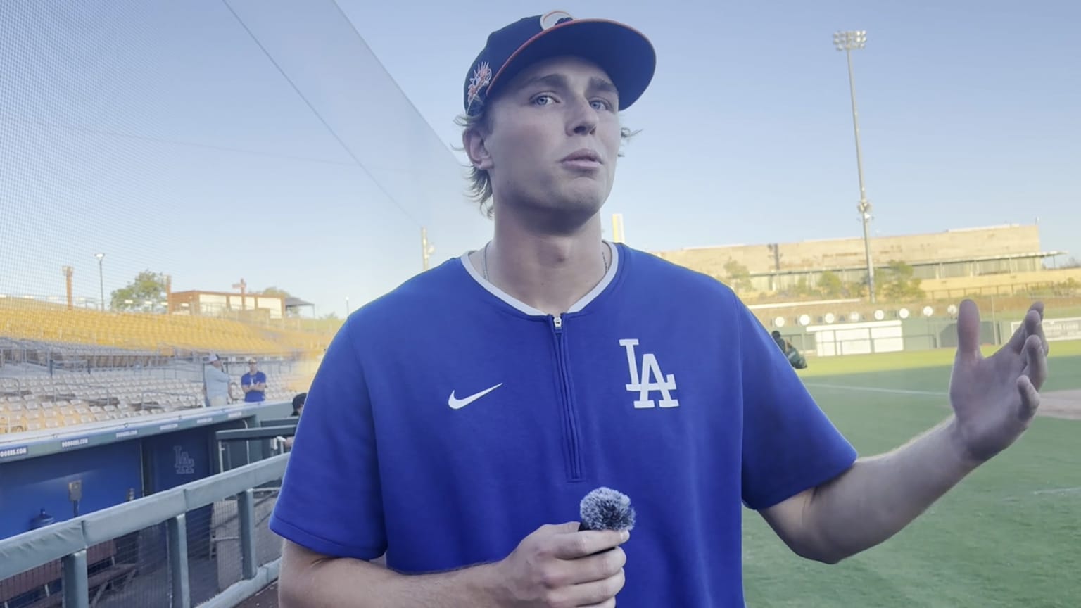 Sam Horn discusses outing in Arizona Fall League | 10/27/2026 | Los ...