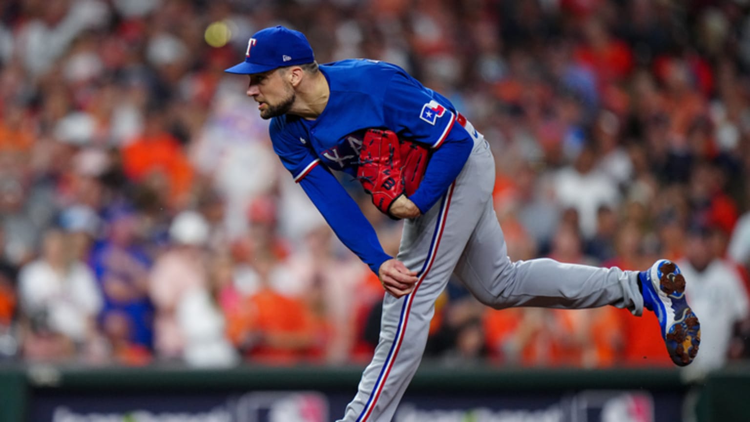 Nathan Eovaldi strikes out four in Game 6 of ALCS 10/22/2023 Texas