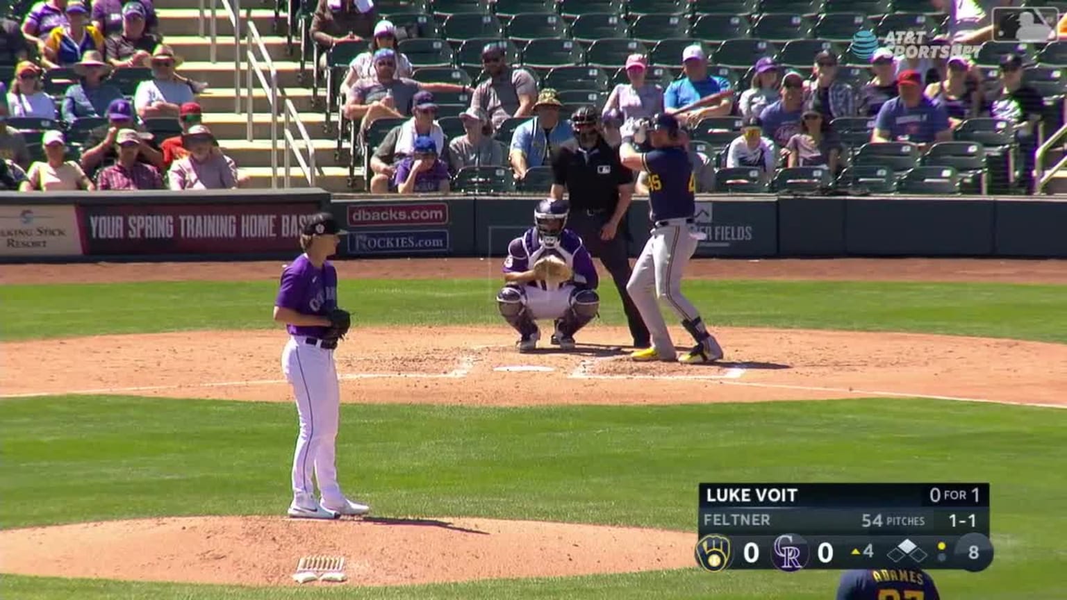 Luke Voit hammers a two-run homer to left-center | 03/28/2023 ...