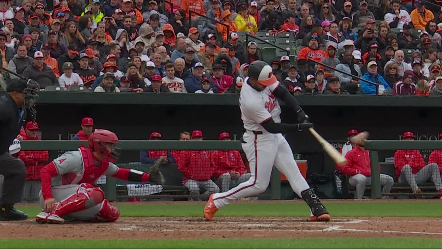Anthony Santander's first home run of 2024 03/28/2024 Baltimore Orioles