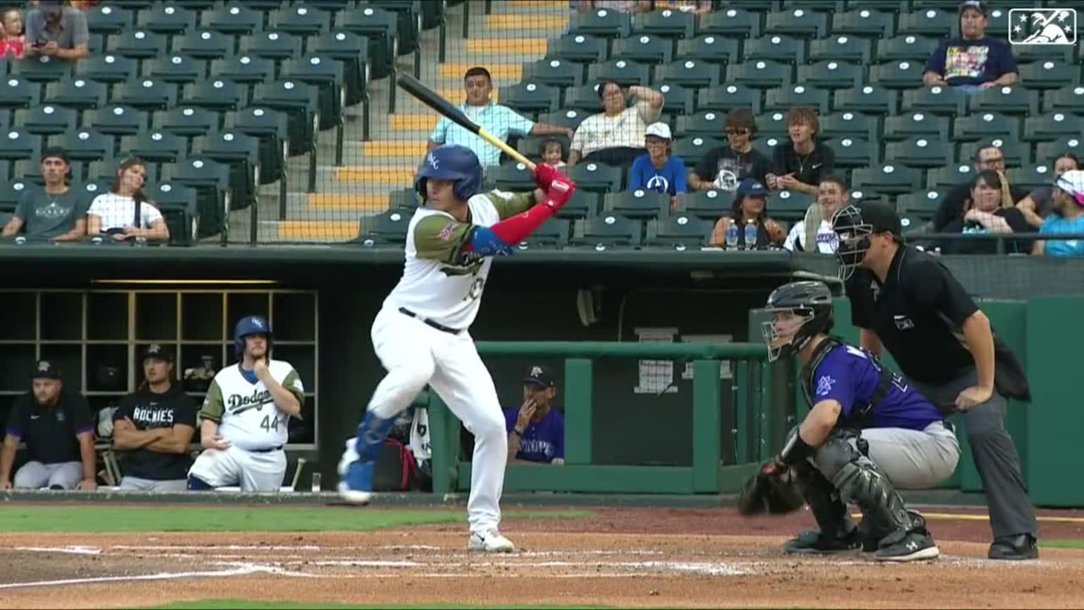 Ryan Ward clobber a grand slam to right-center field | 26/08/2023 | Los ...