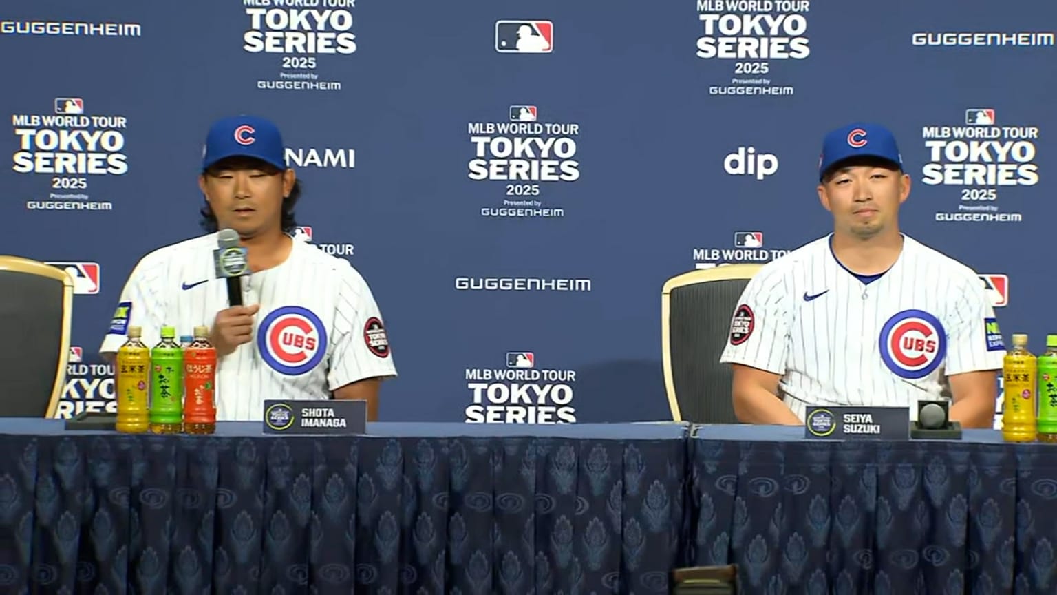 Shota Imanaga and Seiya Suzuki discuss Tokyo Series | 03/14/2025 | MLB Japan
