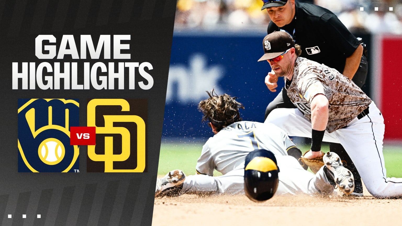 Brewers vs. Padres Highlights 06/23/2024 San Diego Padres