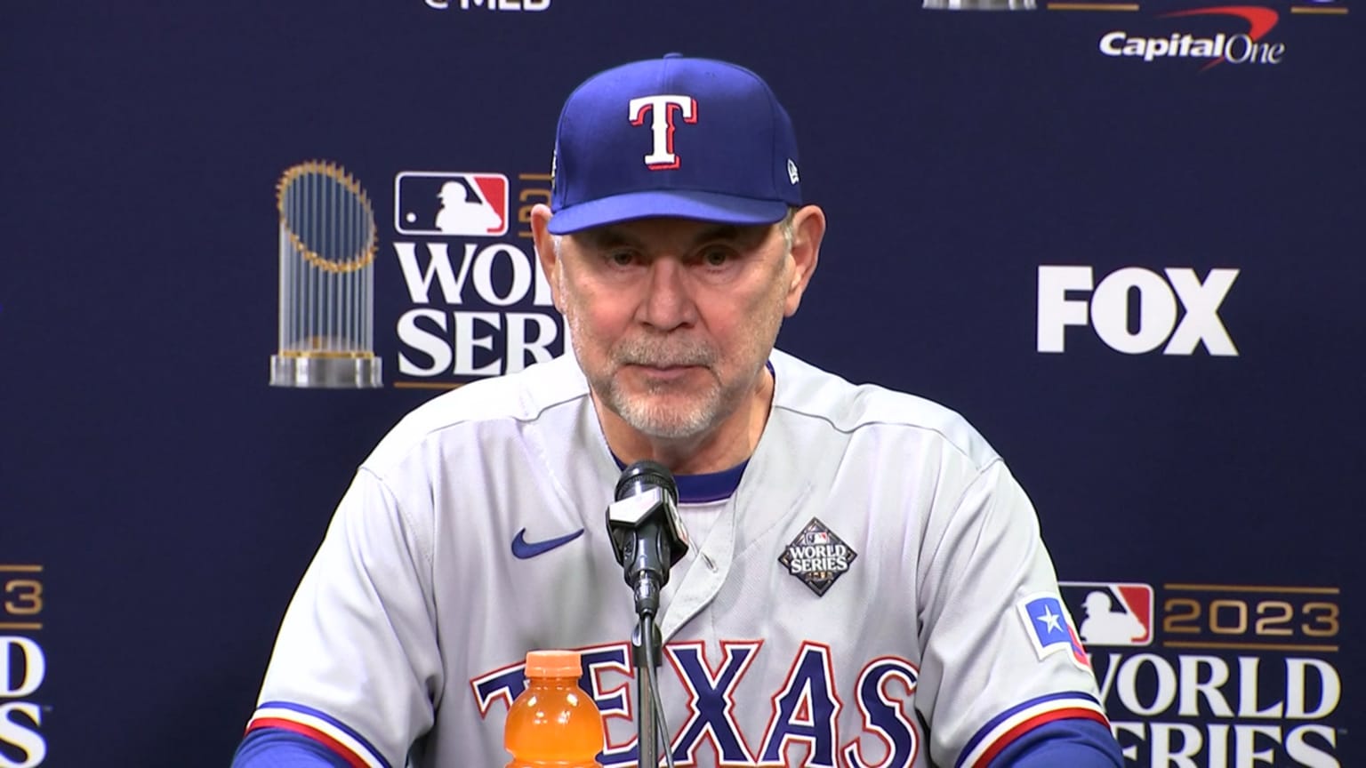 Bruce Bochy on Andrew Heaney, more after Game 4 win | 10/31/2023 ...