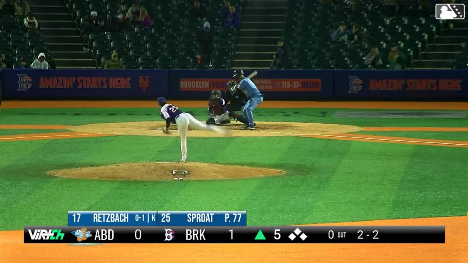 Brandon Sproat's eighth strikeout 05/04/2024