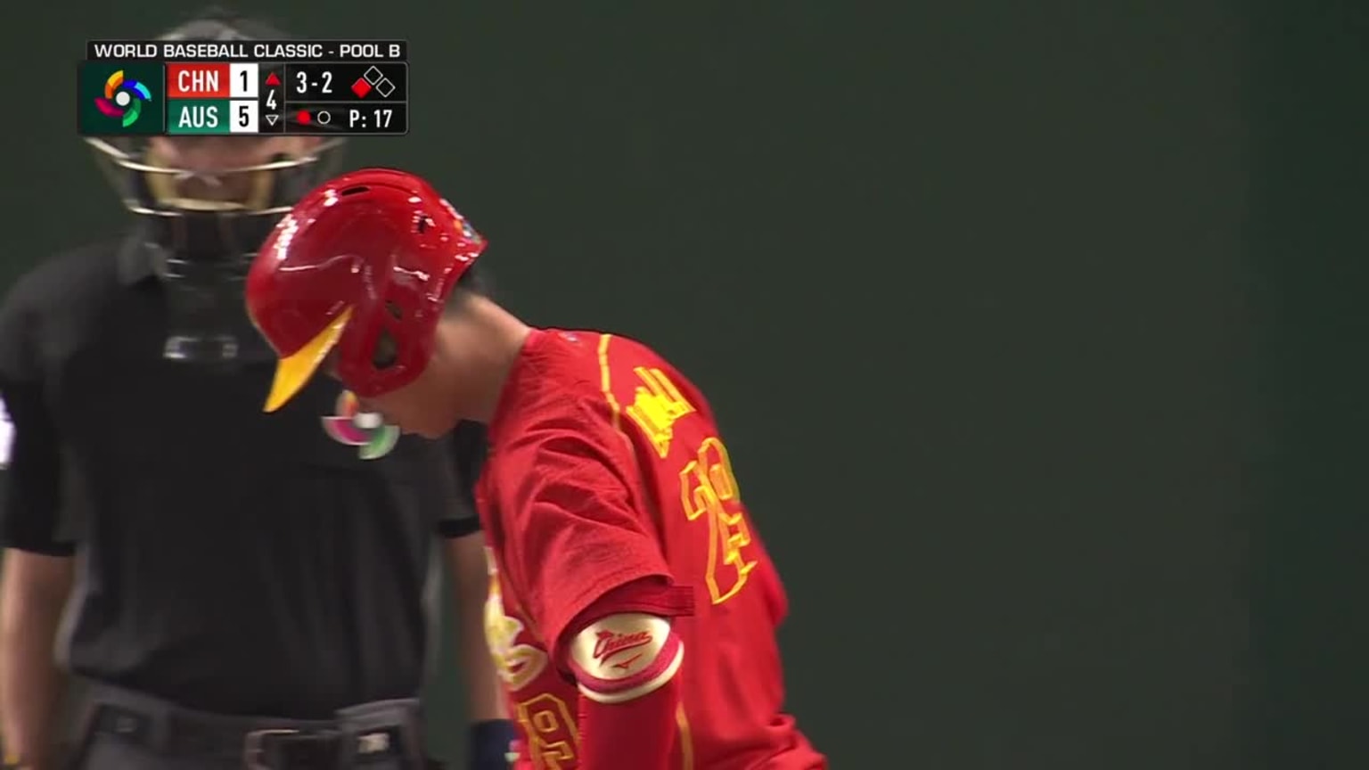 Jinjun Luo gives China their second run of the inning | 03/10/2023 ...