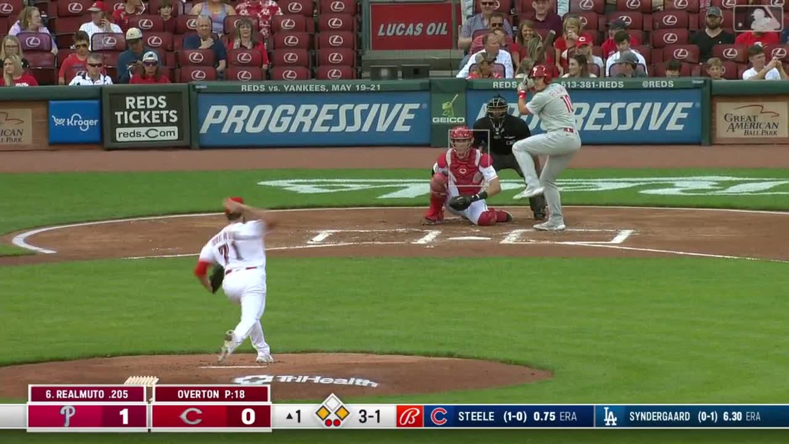 Connor Overton escapes jam | 04/14/2023 | Philadelphia Phillies