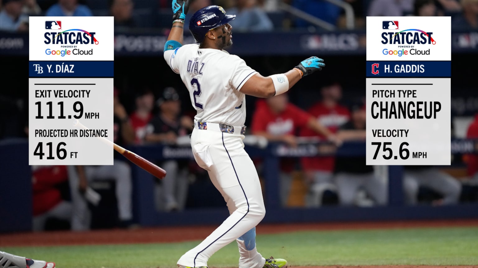 Yandy Díaz hammers two-run home run | 10/19/2026 | New York Mets