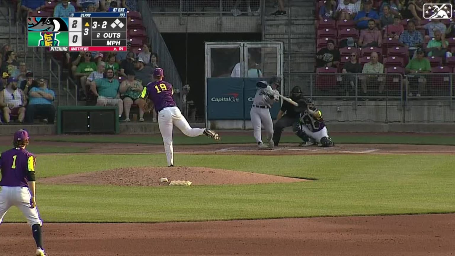 Jacob Berry hits solo home run to right field | 06/23/2023 | Miami Marlins