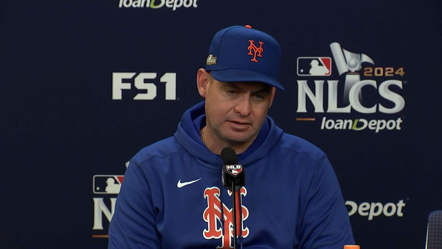 Carlos Mendoza on the 10-2 loss in Game 4 | 10/17/2024 | MLB.com