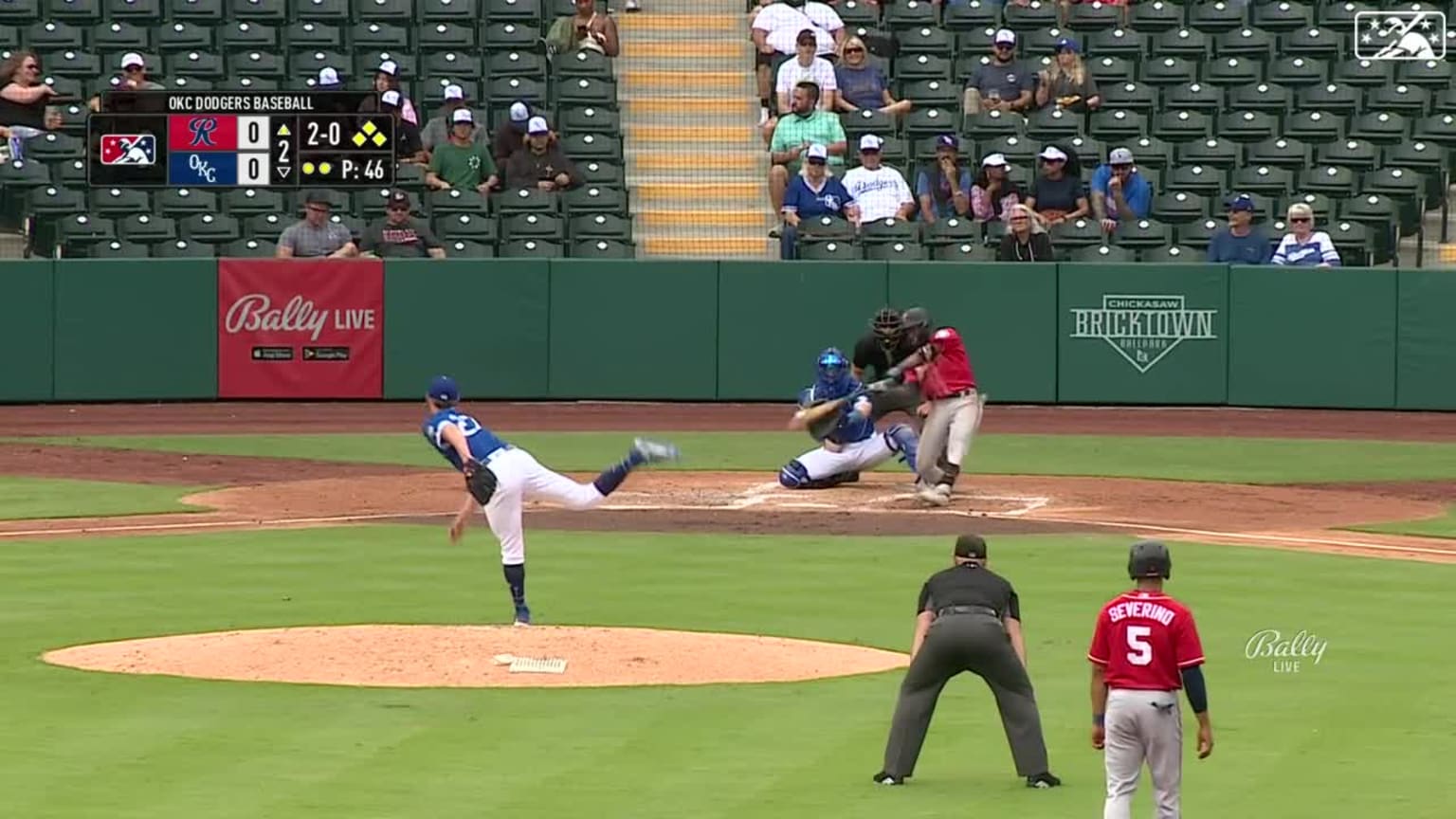 Ryan Bliss crushes a grand slam in the 2nd inning 09/13/2023