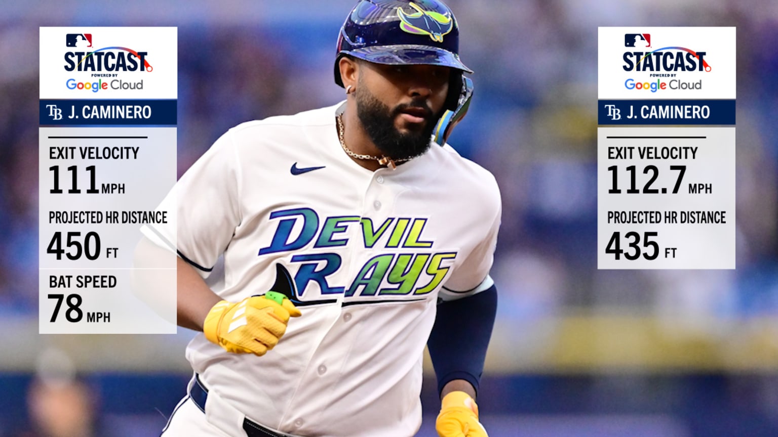 Junior Caminero crushes 450 and 435-foot home runs | 04/24/2026