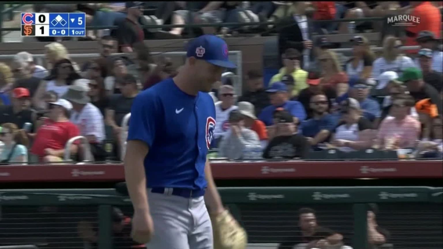 Adrian Sampson Strikes Out Six Giants Batters 03 18 2023 Chicago Cubs