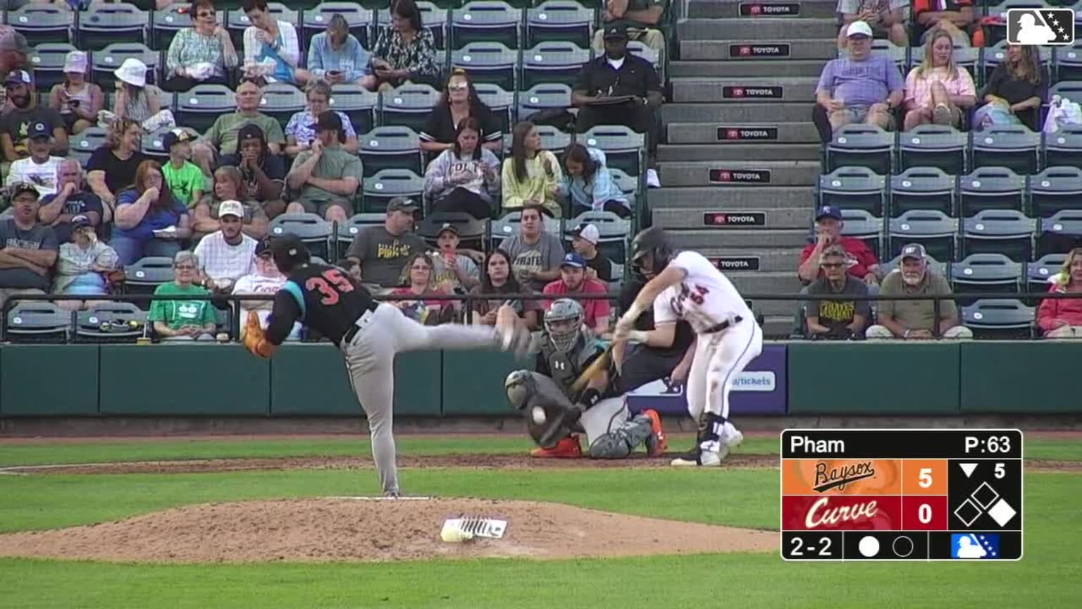 Alex Pham's sixth strikeout of the game | 08/14/2024 | Baltimore Orioles