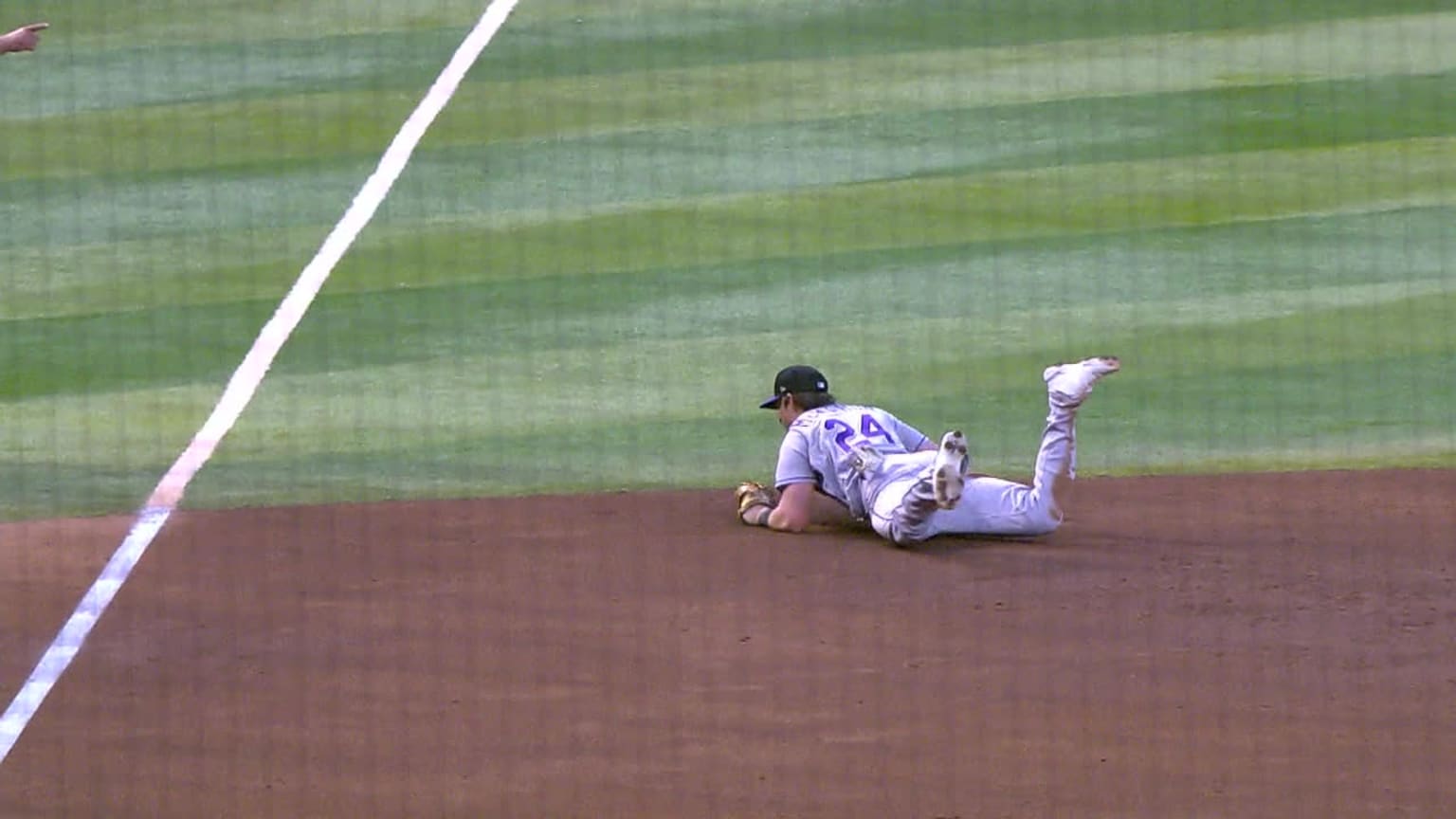 Ryan McMahon's diving stop 05/30/2023 Colorado Rockies
