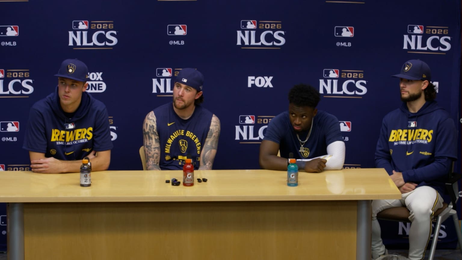 The Brewers speak to the media | 10/12/2026 | MLB.com