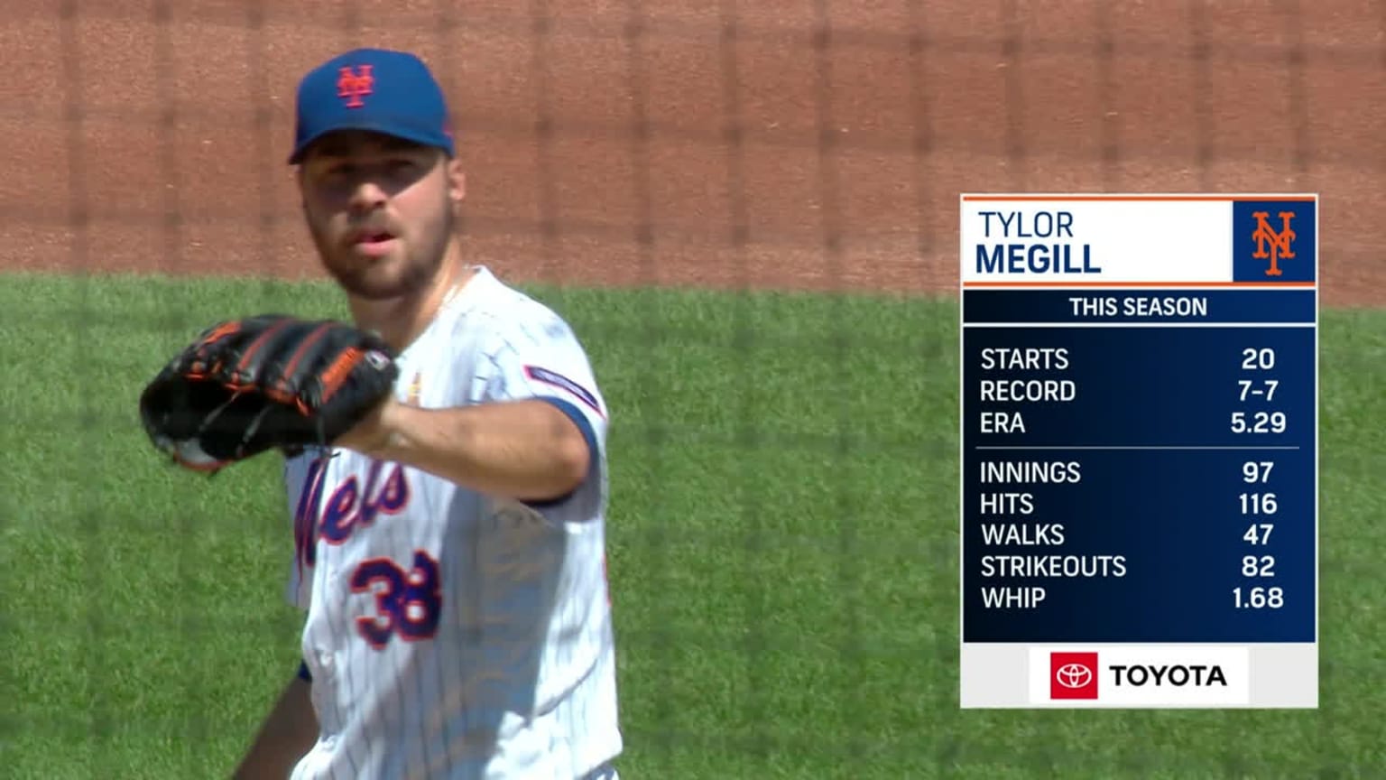 Tylor Megill strikes out seven Brewers in Mets win