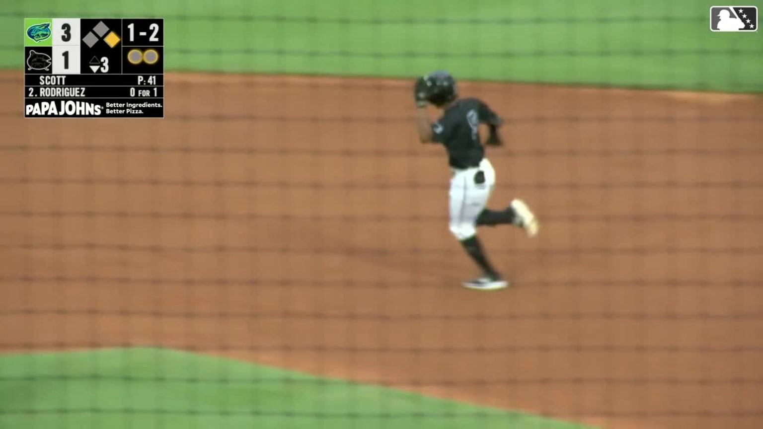 Yophery Rodriguez's solo homer 07/20/2024