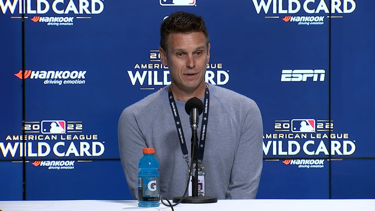 Dipoto on homegrown roster, WC 10/06/2022 Seattle Mariners