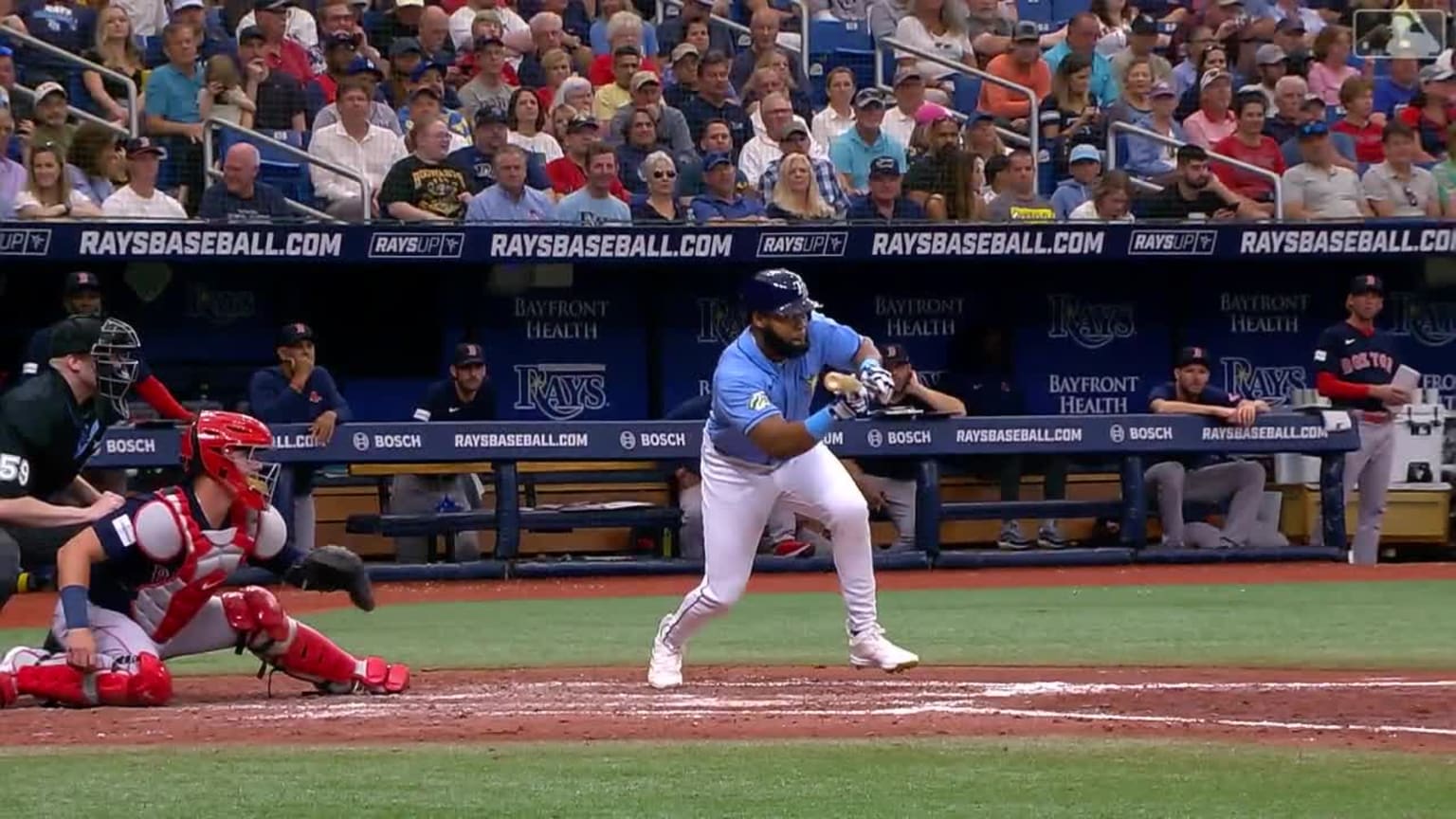 Raymond the Rays Mascot responded to the Yankees Hitting the Batters : r/ baseball