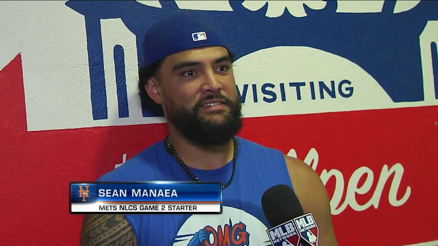 Sean Manaea on getting the ball for Game 2, more 10/14/2024 New