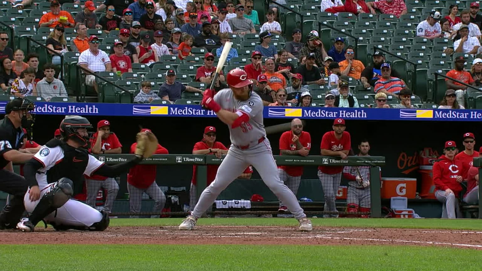 Blake Dunn's RBI hit-by-pitch | 04/20/2025 | Cincinnati Reds