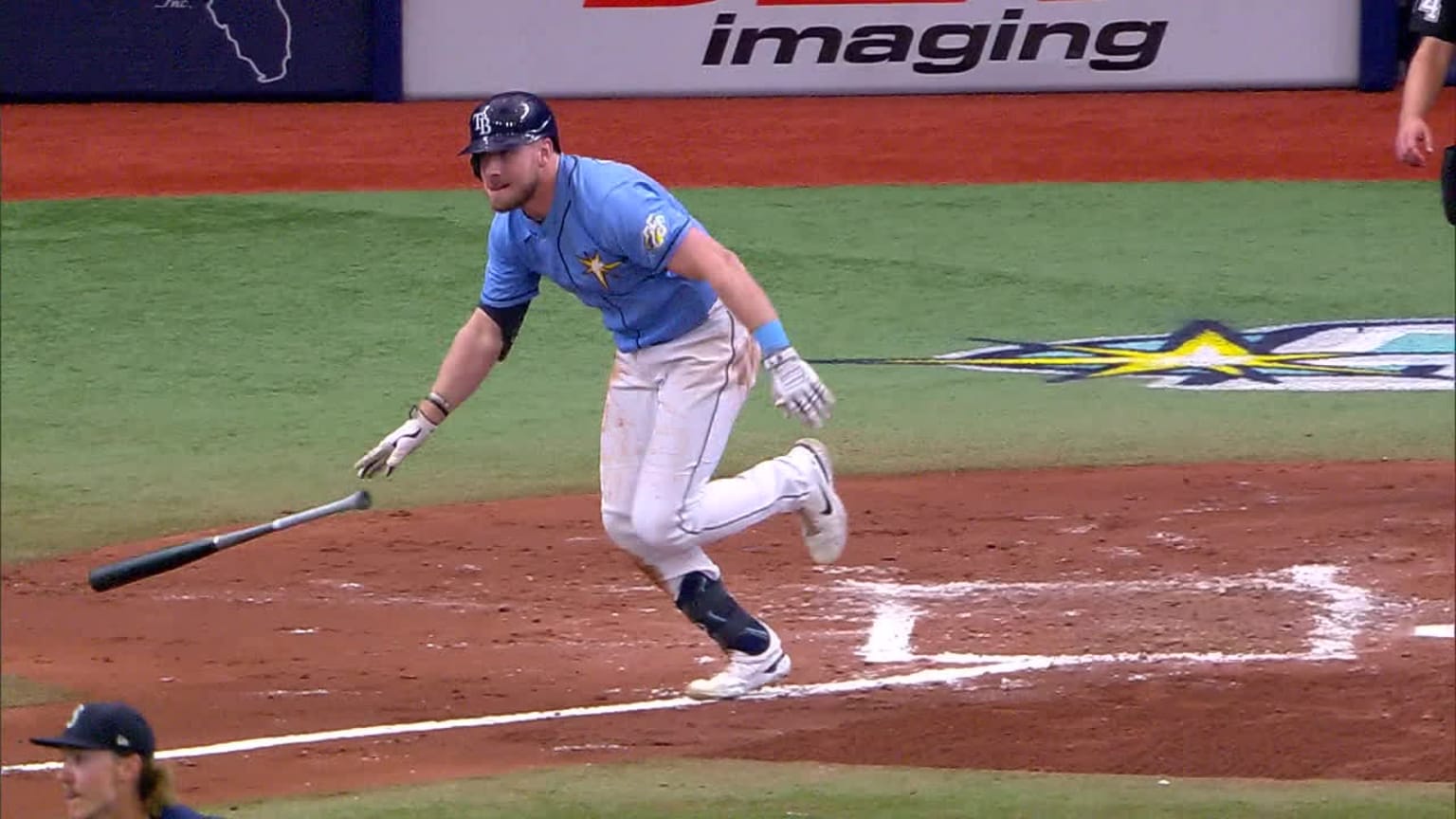 Luke Raley delivers two-run double to right field | 09/10/2023 | Tampa ...