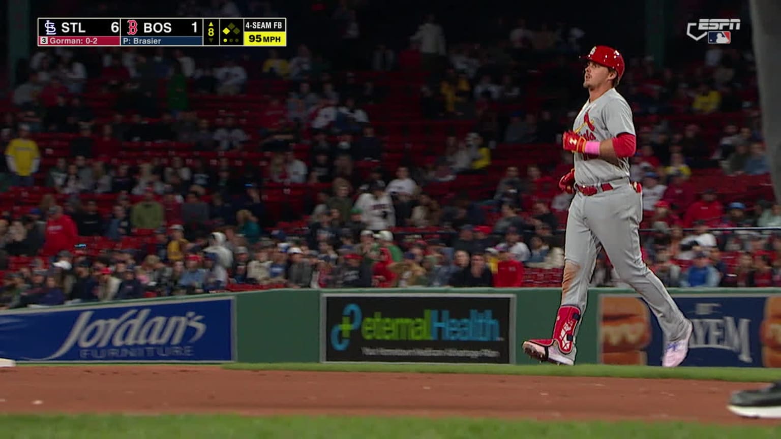 Gorman scores Nootbaar on a ground-rule double | 05/14/2023 | St. Louis ...