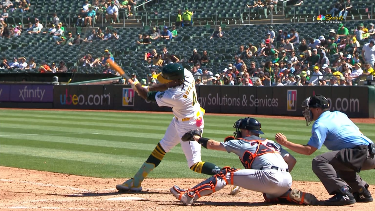 Lawrence Butler extends hit streak to 18 games | 09/08/2024 | Athletics