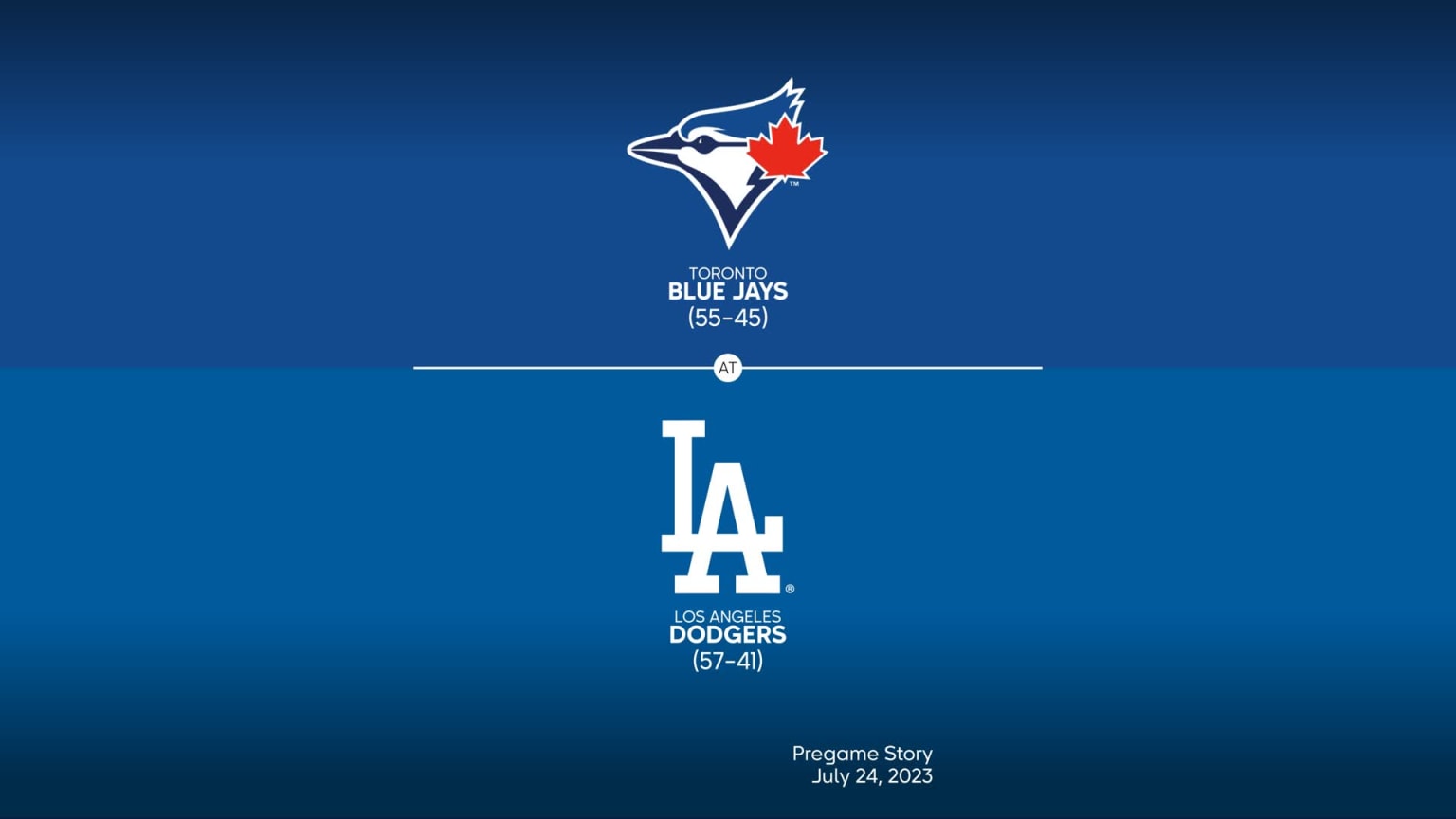 Blue Jays @ Dodgers July 24, 2023: Grove starts as the Dodgers