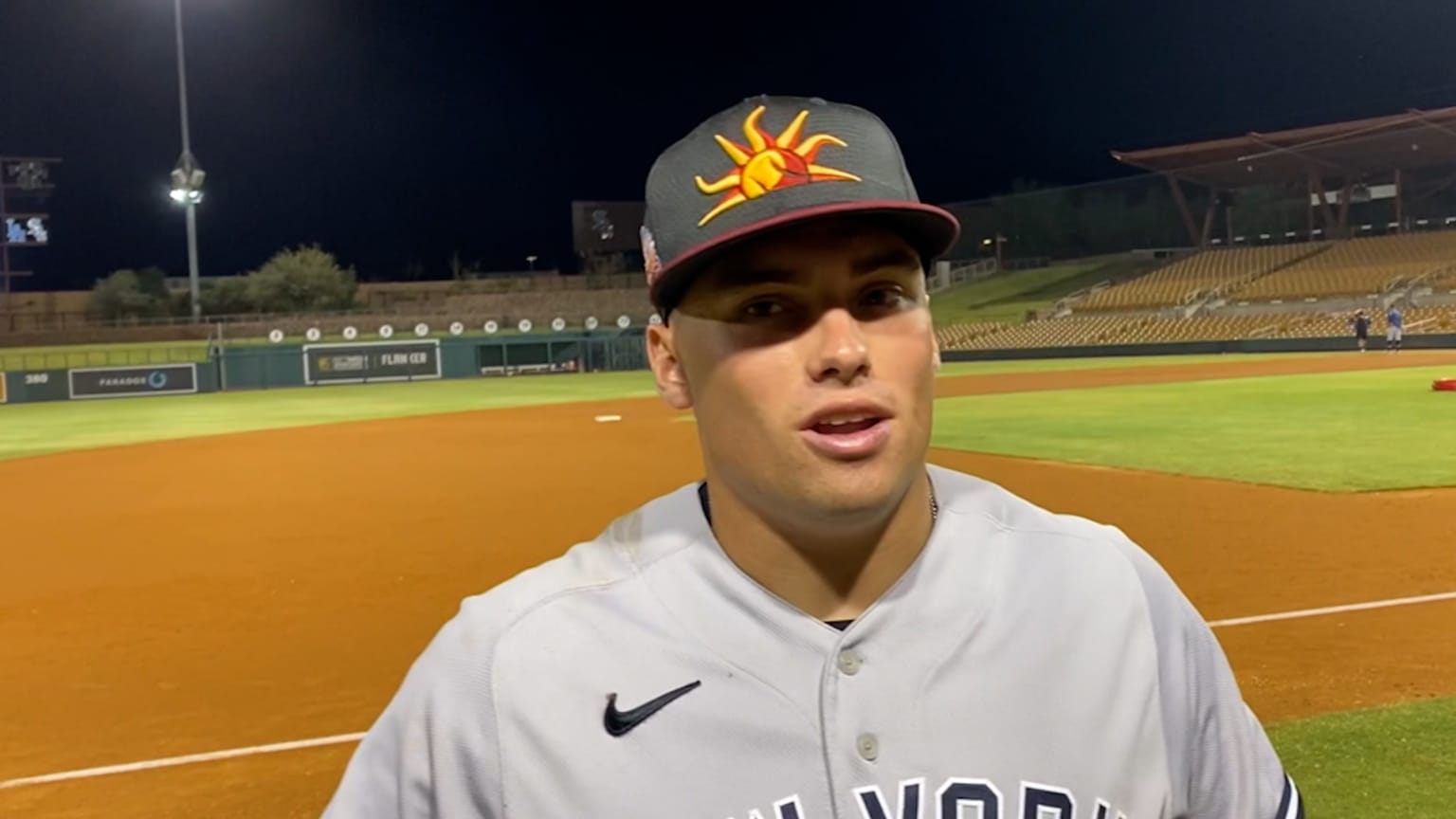Caleb Durbin discusses the Arizona Fall League 10/21/2023 New York