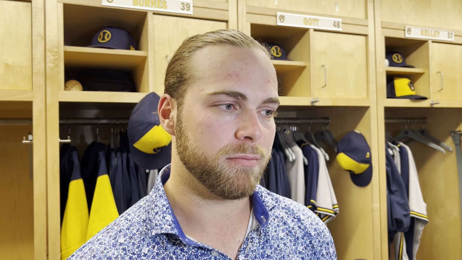 Burnes sobre su mala salida | 23/08/2022 | Los Brewers de Milwaukee