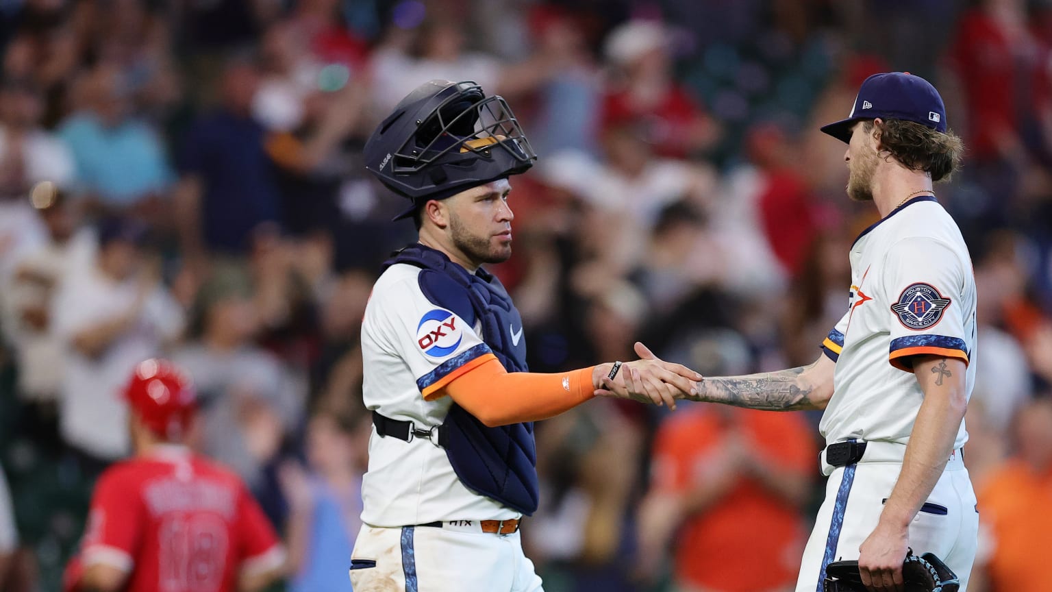 Jake Meyers fields the final out | 04/13/2025 | Houston Astros