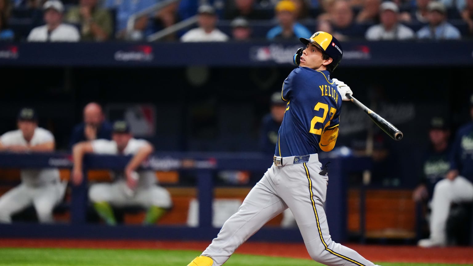 Christian Yelich pega sencillo remolcador | 26/10/2026 | Los Brewers de ...
