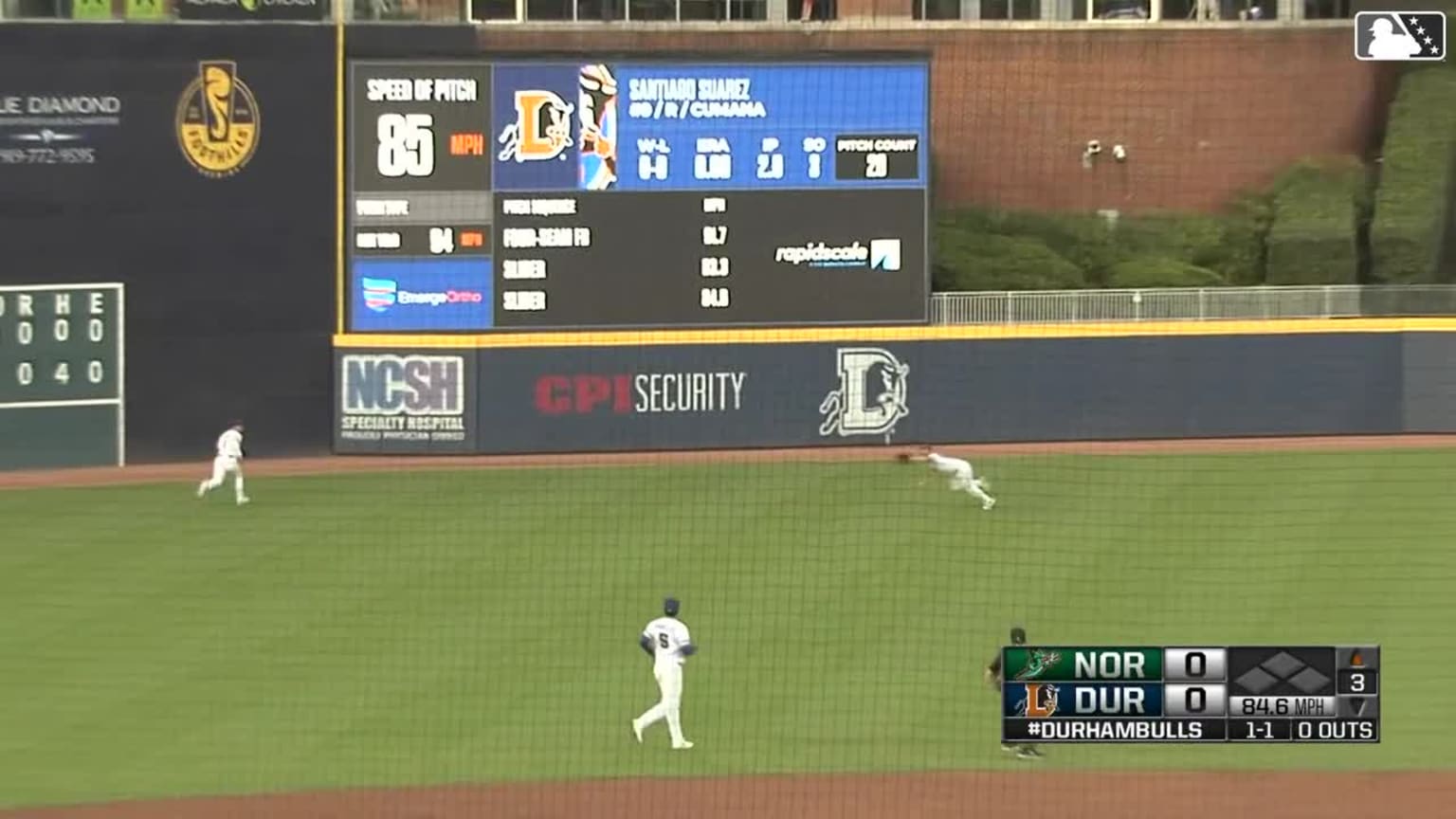 Tristan Peters' amazing diving catch | 09/13/2025 | Tampa Bay Rays