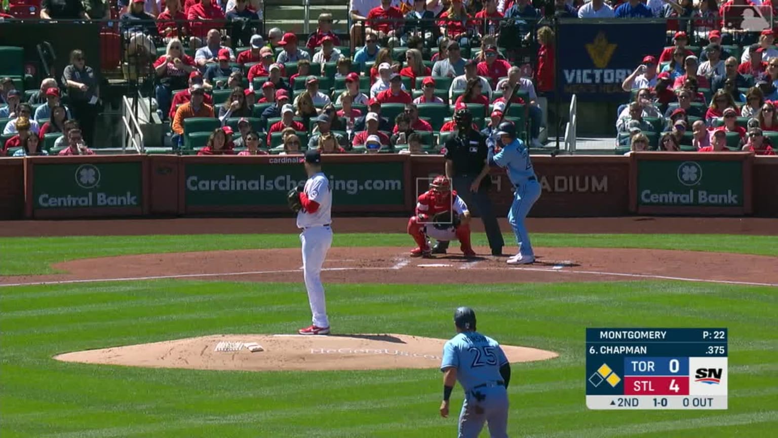 Matt Chapman produce con doble 02/04/2023 Los Blue Jays de Toronto