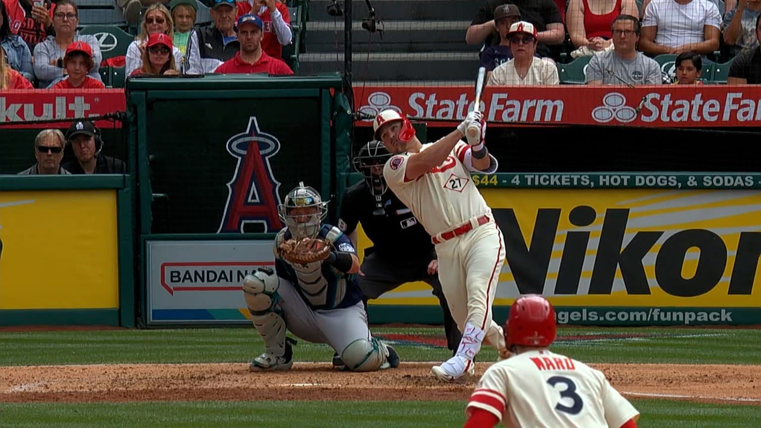 Mike Trout's sacrifice fly, 06/11/2023