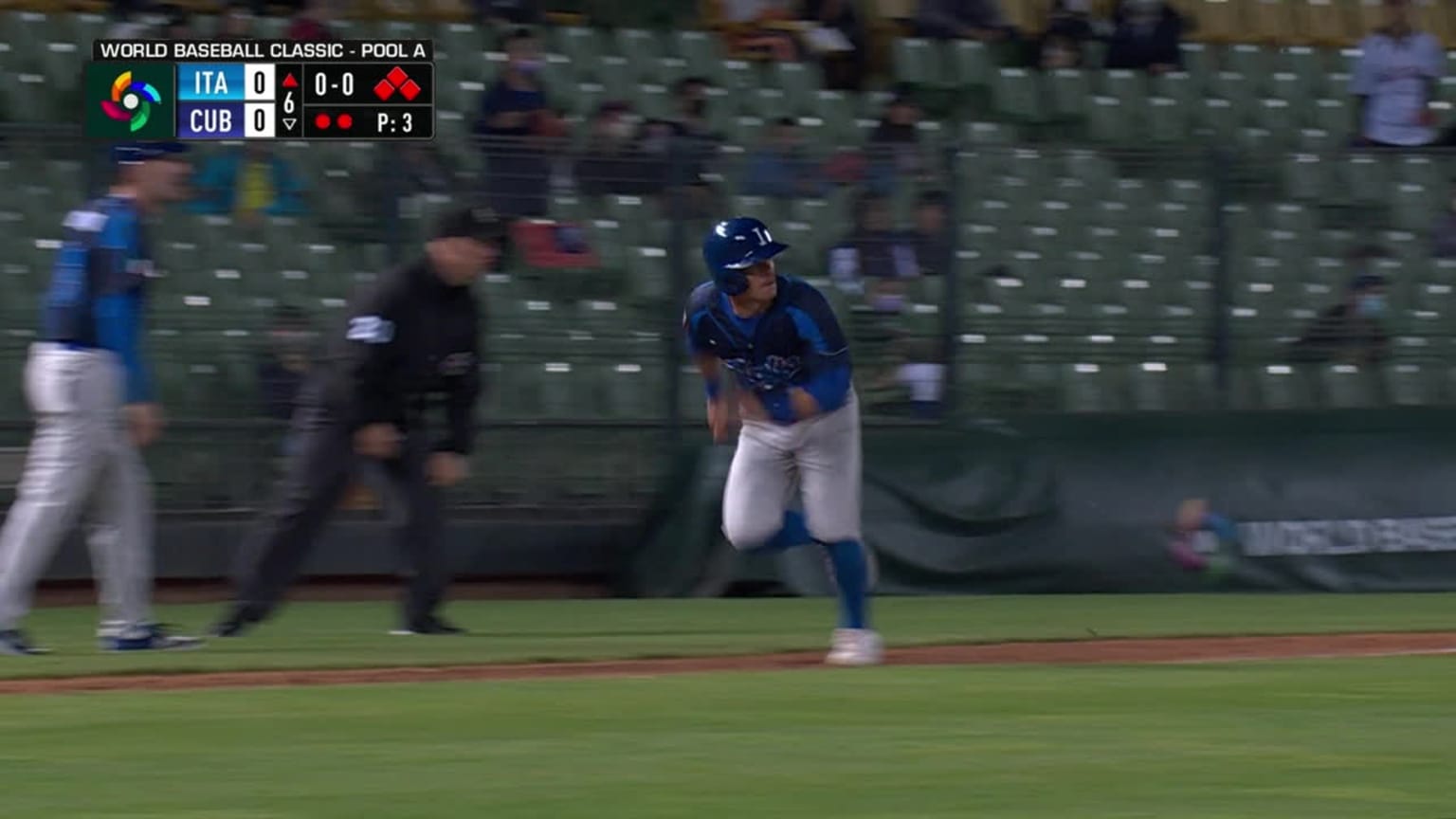 Brett Sullivan puts Team Italy on board with sac fly | 03/09/2023 | San ...