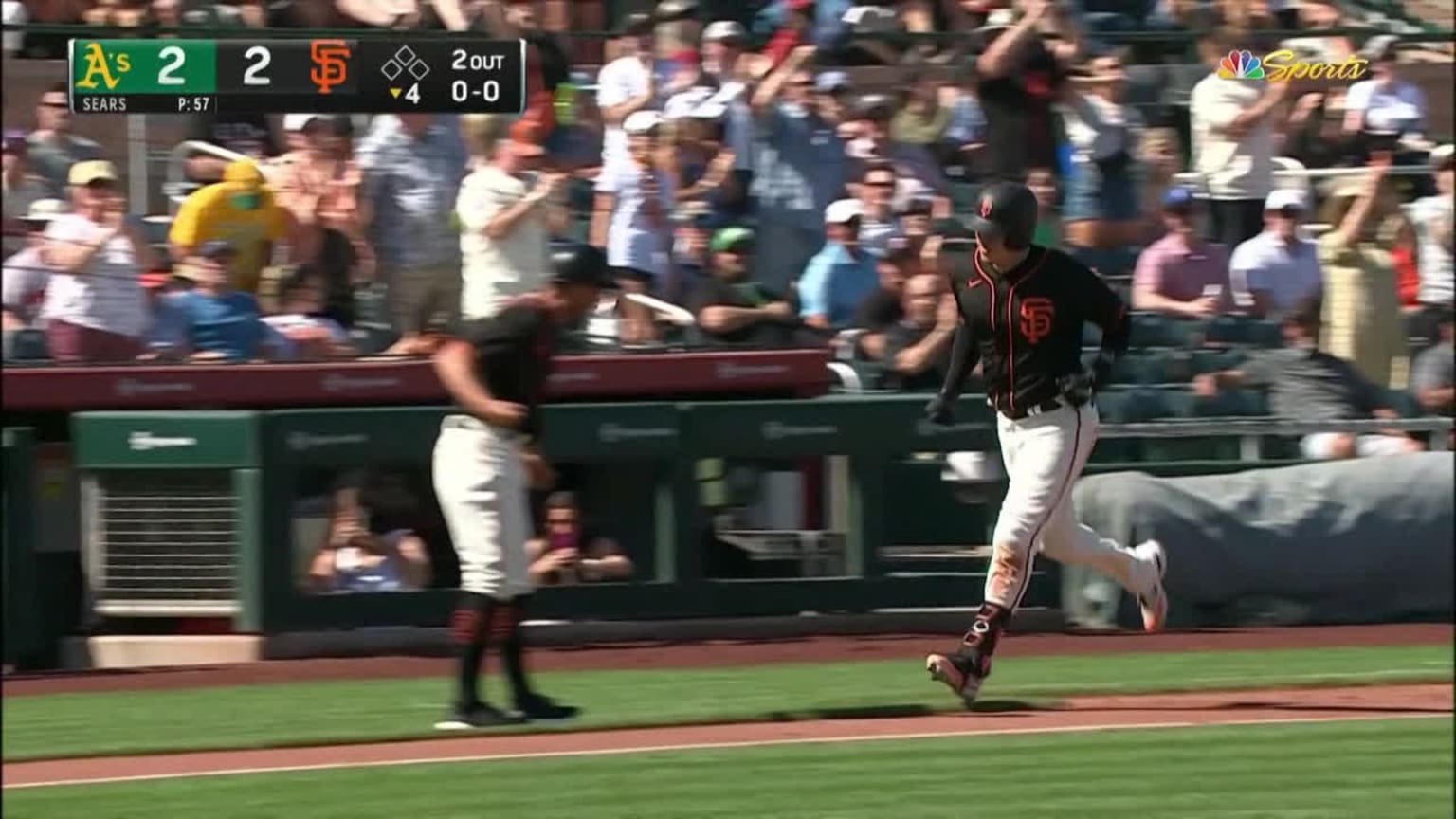 Wilmer Flores hits a two run home run to left | 03/12/2023 | San ...