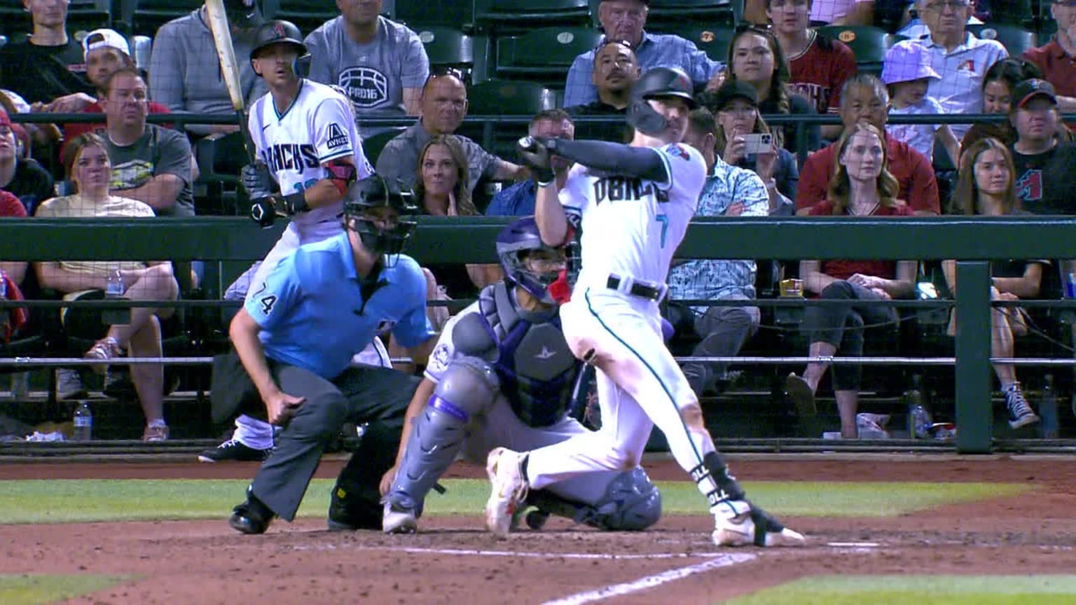 Corbin Carroll drills a long solo home run | 05/30/2023 | Arizona ...