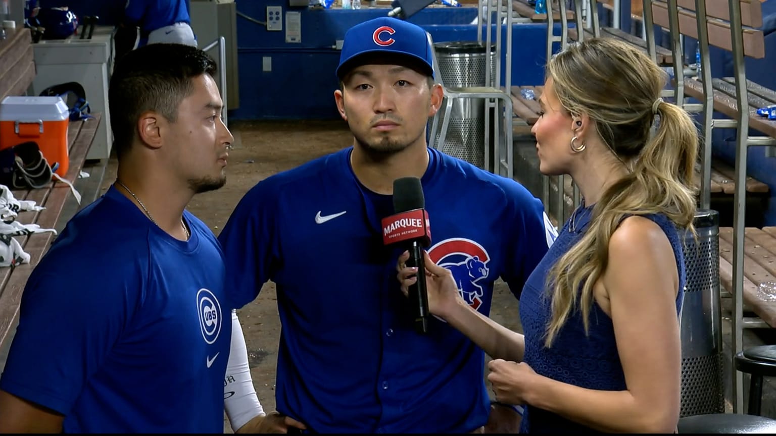 Seiya Suzuki discusses his two-homer game | 08/24/2024 | Chicago Cubs