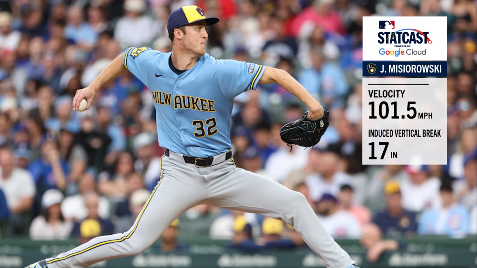 Jacob Misiorowski's fastball against the Cubs