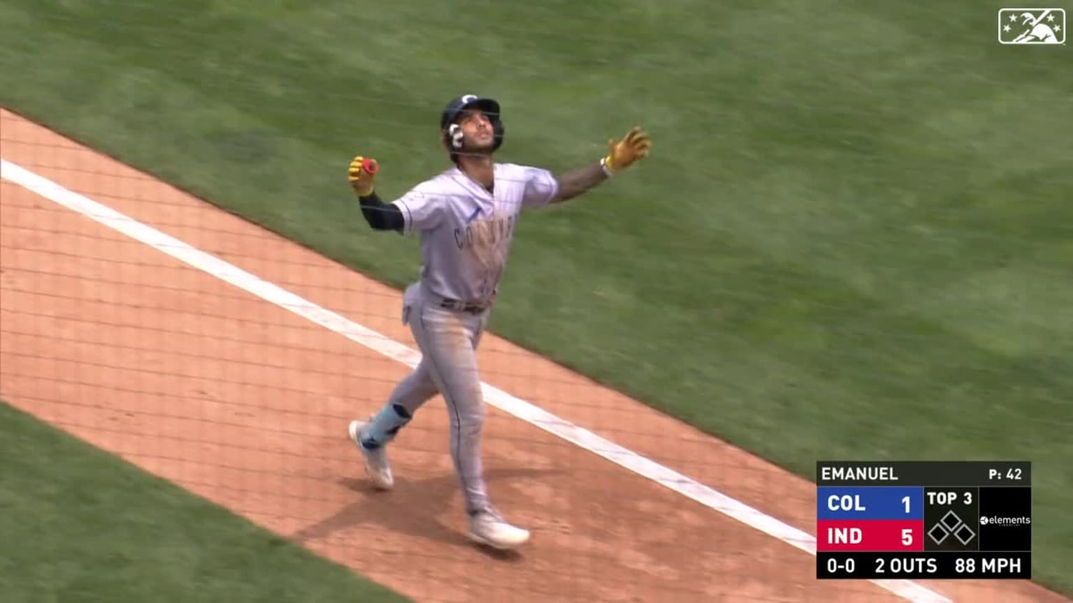 Brayan Rocchio's solo HR 06/21/2023 Cleveland Guardians