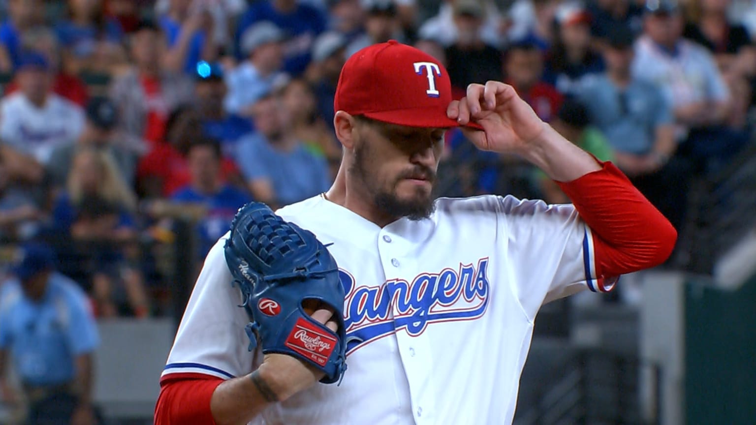 Andrew Heaney discusses facing the O's in Game 1 10/07/2023 Texas