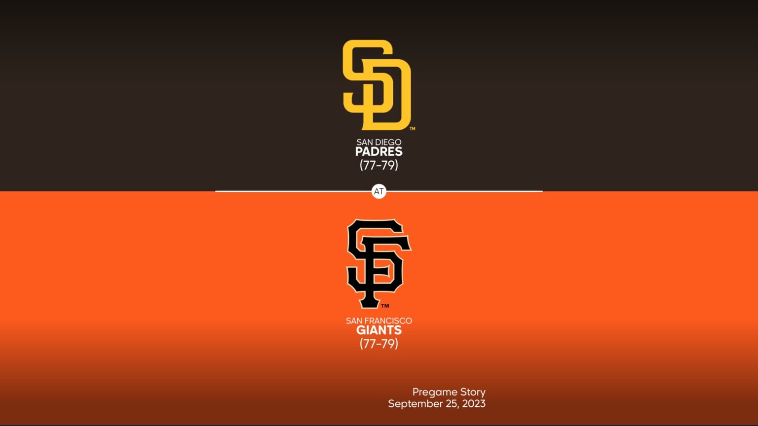 Padres vs. Giants Probable Starting Pitching - September 25